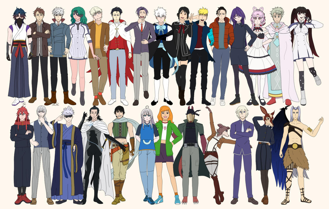 Anime-style Character Fanart Example
